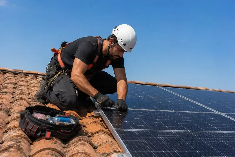 Maintenance et monitoring de panneaux solaires à Faumont